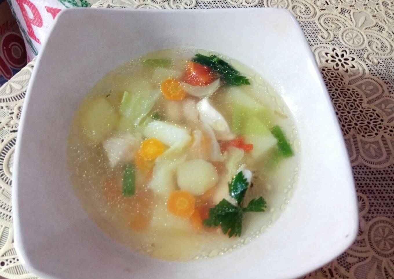 Sup Ayam simple