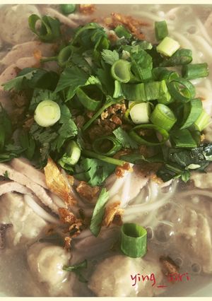 รูปของ ก๋วยจั๊บญวณ แบบง่ายๆ เมนูคนรักเส้น🍜#ครัวผจญภัย