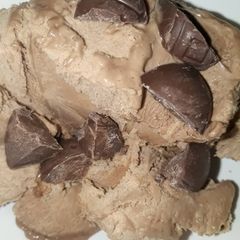 A picture of Chocolate ice cream.