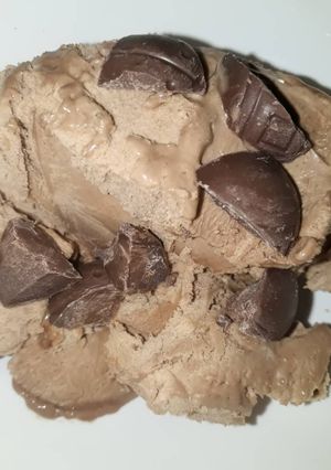 A picture of Chocolate ice cream.