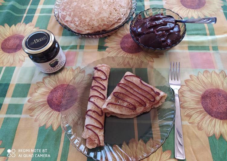 Zalai kelt palacsinta csokoládékrémmel #gluténmentes#tejmentes#cukormentes