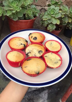 Una foto de Muffins con chips