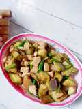 Tumis Tempe Gembus Terong Cabe Ijo