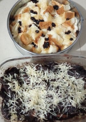 Foto resep Pudding roti two ways. Rencana cemilan anak dimasa PSBB 😁