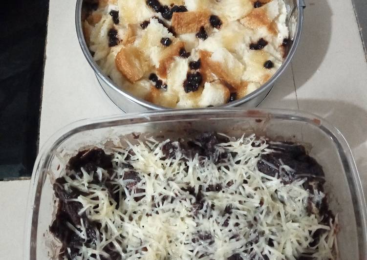 Pudding roti two ways. Rencana cemilan anak dimasa PSBB ๐