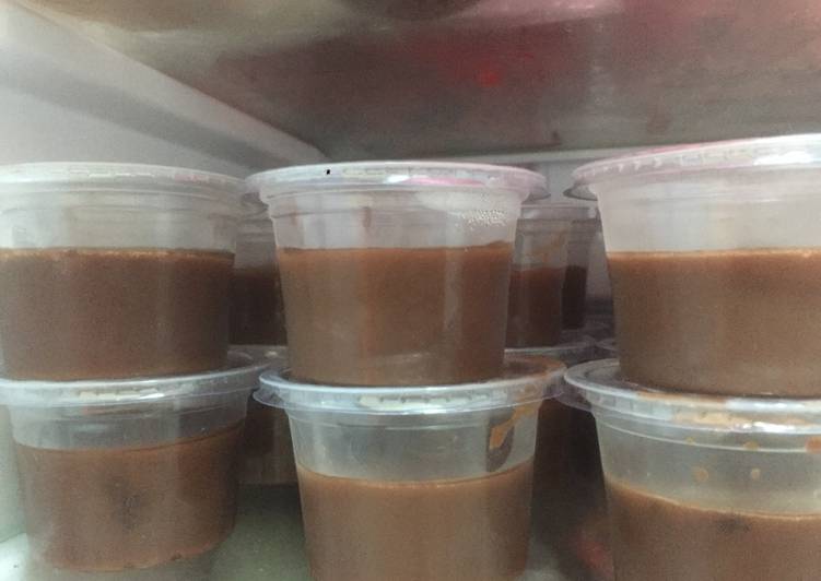 Pudding coklat