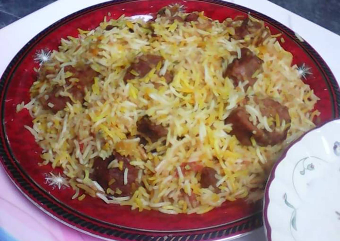 Beef biryani