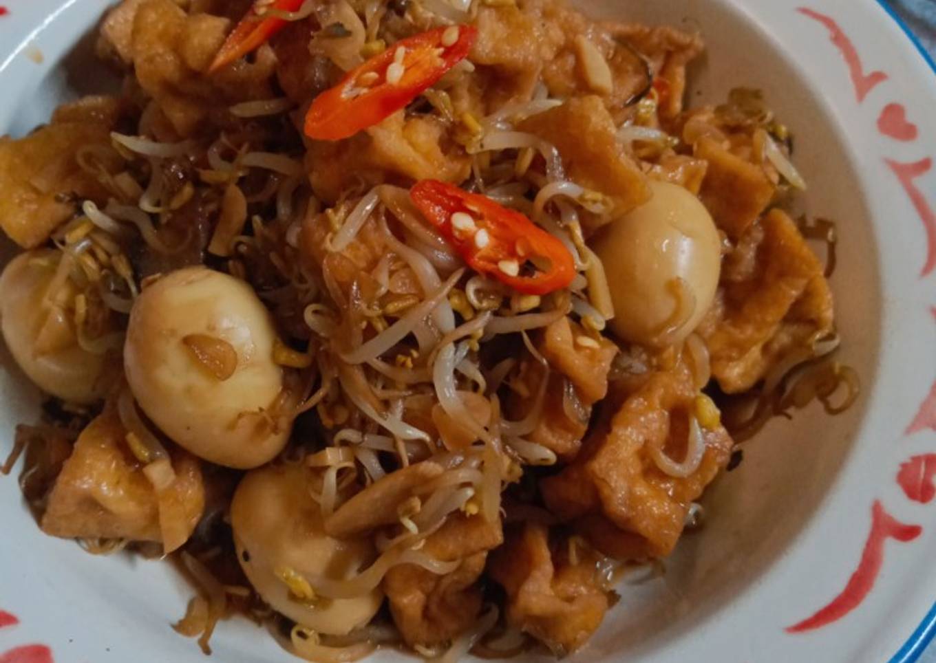 Tumis Tahu Toge
