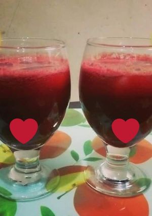 A picture of ABC juice🍷🌺.