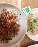 Cháo nấm giả trai