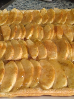 Una foto de Tarta de manzana sencilla