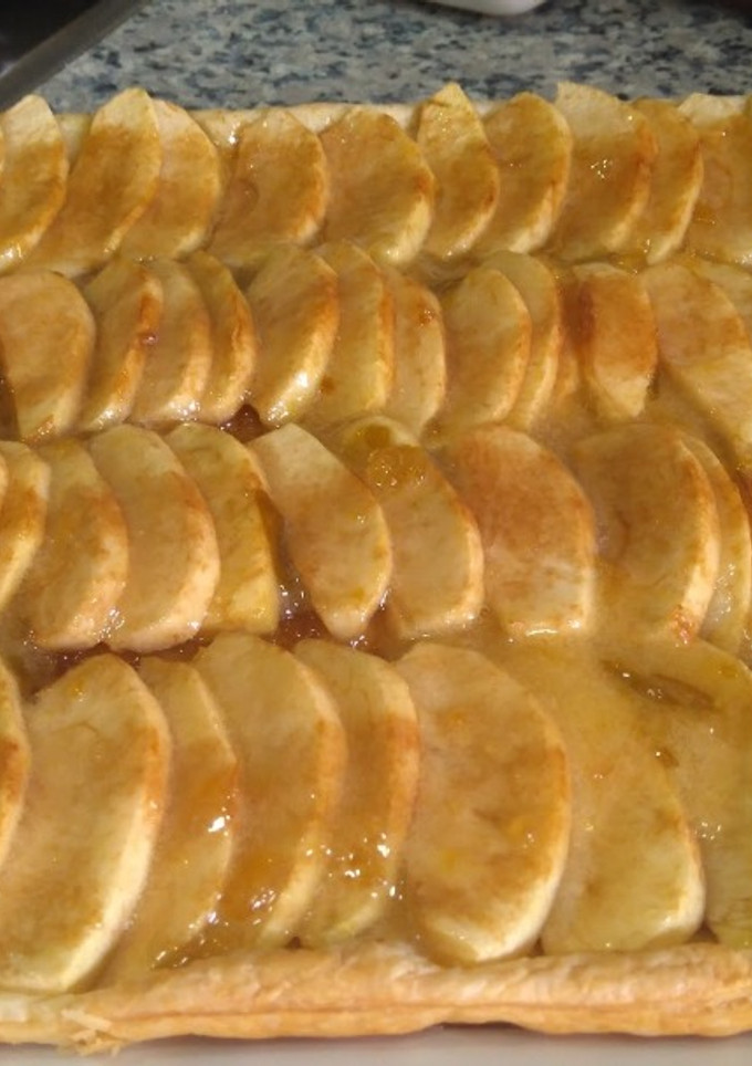 Una foto de Tarta de manzana sencilla