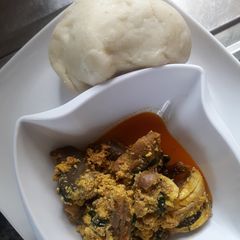 A picture of Egusi soup #SURPRISE.