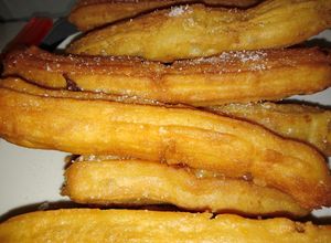 Una foto de Churros caseros