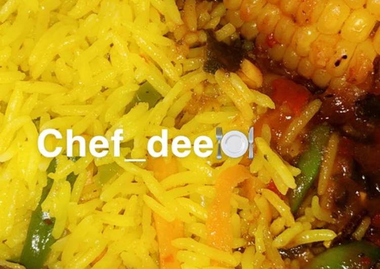 Dinner Ideas for Every Craving Indian fried rice with corn nd fish soup