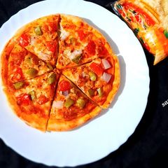 Cheese Burst Pizza A picture of Cheese Burst Pizza.