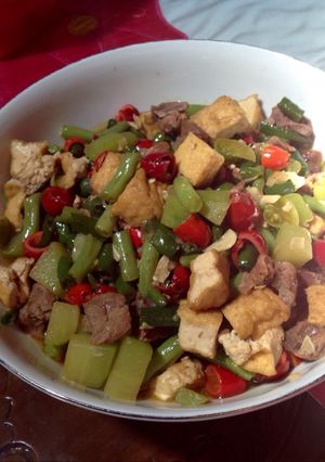 Foto resep Tumis asam asam daging