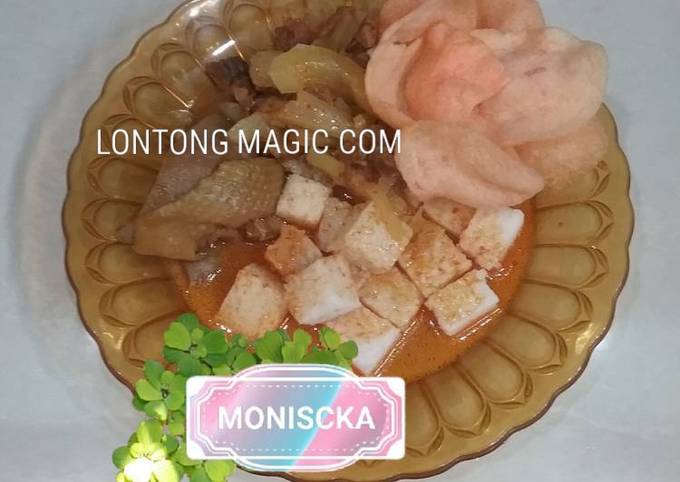 Resep Lontong magic com Anti Gagal