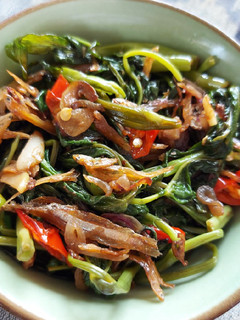 Foto resep Tumis kangkung teri