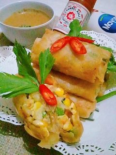 Foto resep Lumpia isi sayur mayonaise