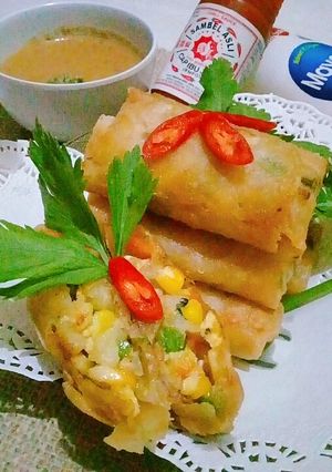 Foto resep Lumpia isi sayur mayonaise