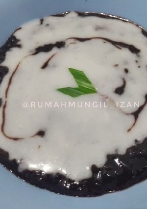 Foto resep Bubur Ketan Hitam with Vla Santan Fiber Creme