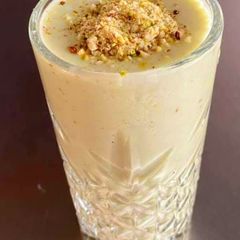 Avocado dry fruit milk shake A picture of Avocado dry fruit milk shake.