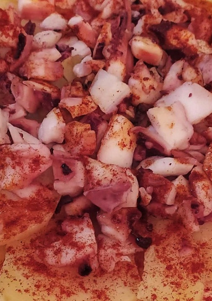 Una foto de Pulpo a la gallega