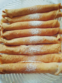 Gluténmentes zabpehelylisztes, ciroklisztes palacsinta recept fotója