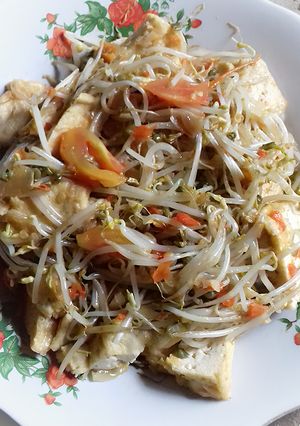 Foto resep Oseng tahu toge pedas