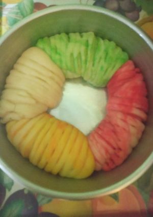 Foto resep Roti kukus warna warni