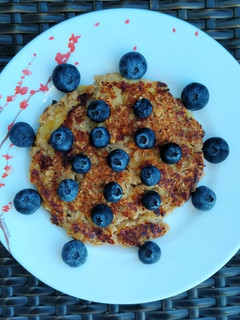 Una foto de Tortitas de Fruta y Avena
