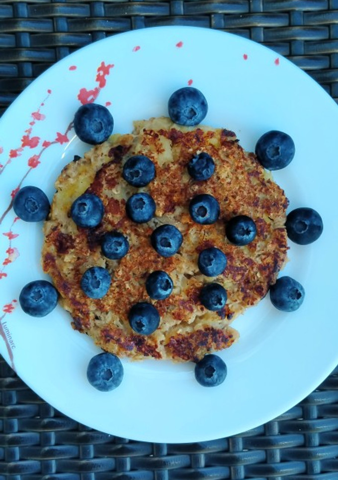 Una foto de Tortitas de Fruta y Avena