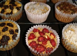 Una foto de Cupcakes de Harina de coco