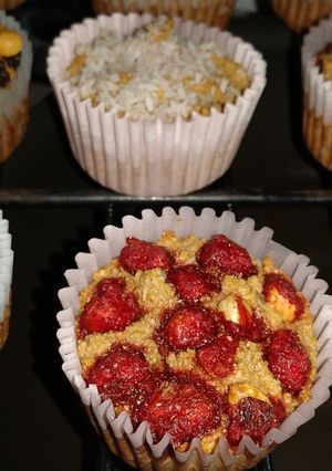Una foto de Cupcakes de Harina de coco
