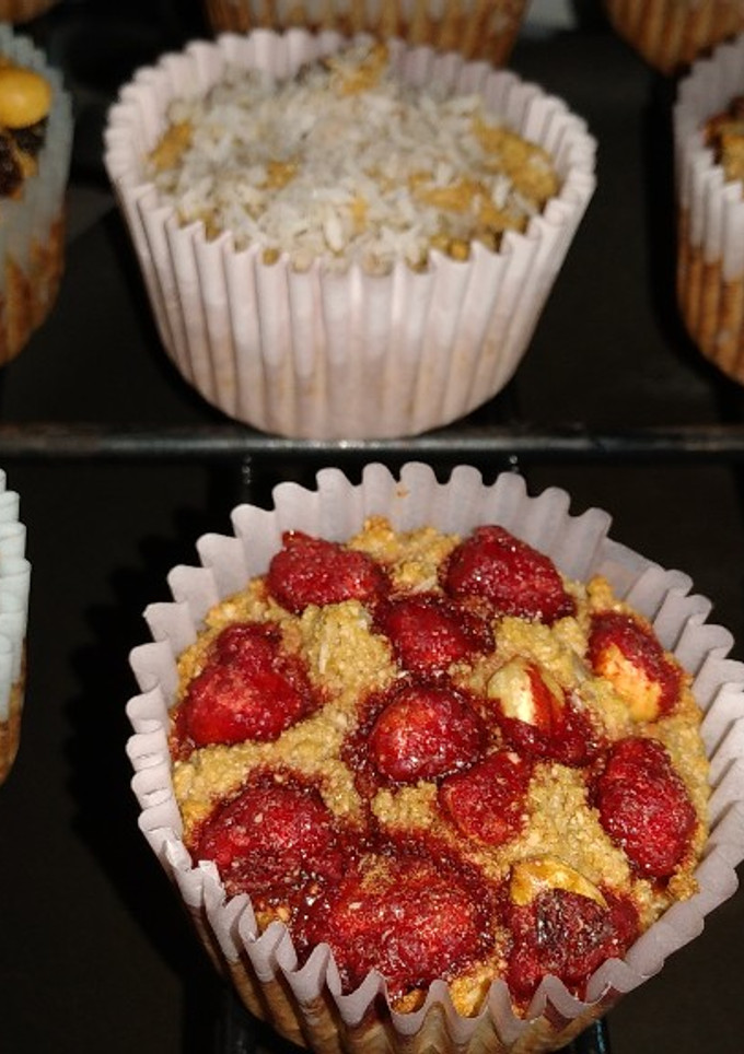 Una foto de Cupcakes de Harina de coco