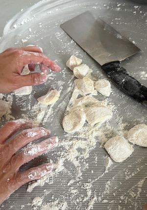 A picture of Homemade Dumpling Wrappers.