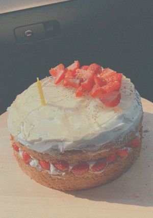 Epres-bodzás-mákos torta recept fotója
