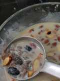 Black Rice Poha milk, coconut milk kheer