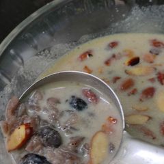 A picture of Black Rice Poha milk, coconut milk kheer.