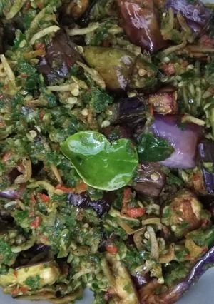Foto resep Terong Teri Medan Cabe Ijo