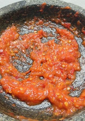 Foto resep Sambel terasi tomat matang