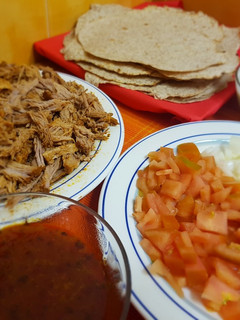 Una foto de Tacos de pulled pork caseros