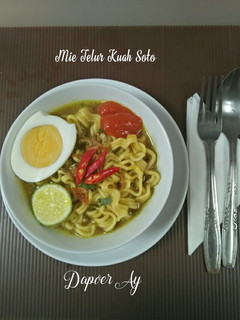 Foto resep Mie Telur Kuah Soto