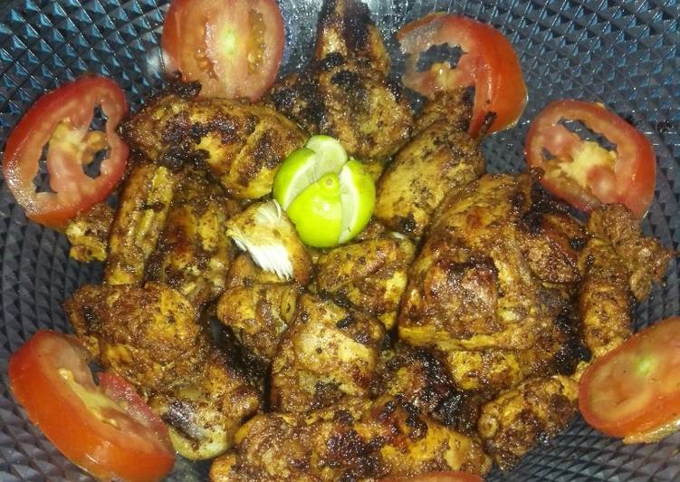 Chicken Tikka Homemade With Easy Method