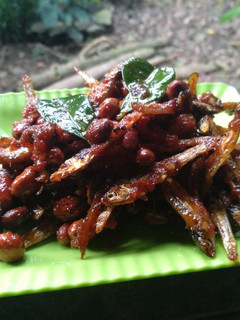 Foto resep Sambal goreng teri kacang