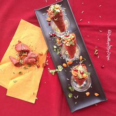 A picture of Dabeli Cones.