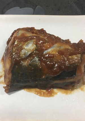 A picture of Fish of Misoni ( Spanish Mackerel Simmered in Miso).