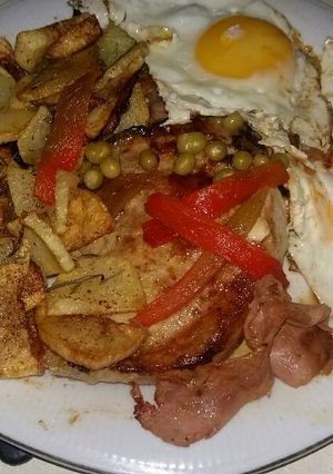 Una foto de Costillas de cerdo a la riojana