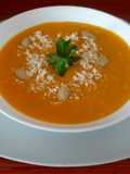 Crema de calabaza con parmesano